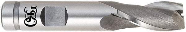 OSG - 1/8", 3/8" LOC, 3/8" Shank Diam, 2-5/16" OAL, 2 Flute, Powdered Metal Square End Mill - Single End, Uncoated, Spiral Flute, Right Hand Cut, Right Hand Flute, Series 620 - Exact Tool & Supply