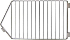 Quantum Storage - 9" Wide, Open Shelving Accessory/Component - Chrome, Chrome Finish, 20" Long, Use with 20" Width Modular Stacking Baskets - Exact Tool & Supply