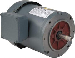 Boston Gear - 1.5 hp, TEFC Enclosure, T-Stat Thermal Protection, 1,740 RPM, 230/460 Volt, 50/60 Hz, Three Phase Motor - Size 145TC Frame, C-Face Mount, 1 Speed, Ball Bearings, 4.40/2.20 Full Load Amps, F Class Insulation, Reversible - Exact Tool & Supply