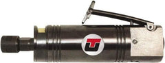 Universal Tool - 1/4" Collet, Straight Handle, Straight Air Die Grinder - 25,000 RPM, Side Exhaust, 5.5 CFM, 1 hp, 90 psi - Exact Tool & Supply
