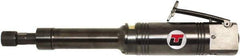 Universal Tool - 1/4" Collet, Straight Handle, Extended Length Air Die Grinder - 25,000 RPM, Side Exhaust, 5.5 CFM, 1 hp, 90 psi - Exact Tool & Supply