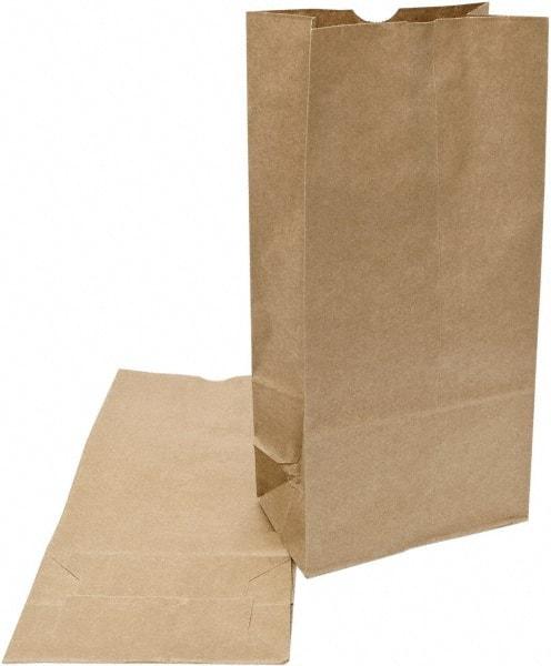 DURO BAG MFR - Kraft Grocery Bag - 7-3/4 x 4-13/16 x 16, Brown - Exact Tool & Supply