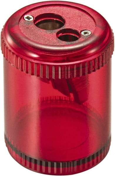 OfficemateOIC - Manual Handheld Pencil Sharpener - 2 Holes - Exact Tool & Supply
