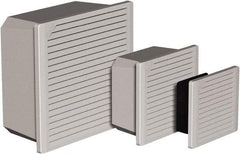 nVent Hoffman - 215 CFM, Enclosure Cooling Fan Package - 13 Inch Wide x 5-15/16 Inch Deep x 11-13/16 Inch High, 115 VAC, ABS Grill and Enclosure - Exact Tool & Supply