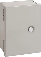 nVent Hoffman - Steel Junction Box Enclosure Hinge Flat Cover - NEMA 1, 12" Wide x 12" High x 6" Deep - Exact Tool & Supply