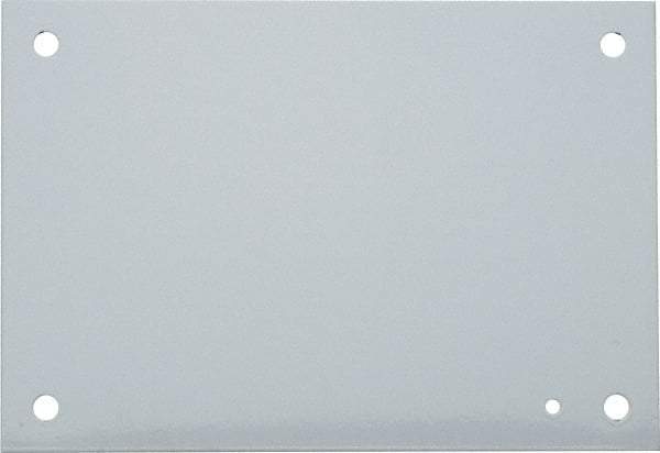 nVent Hoffman - 9" OAW x 13" OAH Powder Coat Finish Electrical Enclosure Nonperforated Panel - 16" x 12" Box, 12 Gauge Steel, Use with A161206LP/A161208LP/A161210LP/A16H12ALP/A16H12BLP - Exact Tool & Supply