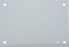 nVent Hoffman - 9" OAW x 13" OAH Powder Coat Finish Electrical Enclosure Nonperforated Panel - 16" x 12" Box, 12 Gauge Steel, Use with A161206LP/A161208LP/A161210LP/A16H12ALP/A16H12BLP - Exact Tool & Supply