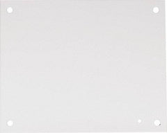 nVent Hoffman - 10-1/2" OAW x 13" OAH Powder Coat Finish Electrical Enclosure Nonperforated Panel - 16" x 12" Box, 14 Gauge Steel, Use with A16N126LP/A16N128LP/A16N12ALP/A16N12BLP - Exact Tool & Supply