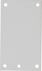 nVent Hoffman - 2-7/8" OAW x 4-7/8" OAH Powder Coat Finish Electrical Enclosure Junction Box Panel - 6" x 4" Box, 14 Gauge Steel, Use with A644PHC/A644PHCW/A845JFGR - Exact Tool & Supply