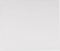 nVent Hoffman - 10-7/8" OAW x 12-7/8" OAH Powder Coat Finish Electrical Enclosure Junction Box Panel - 14" x 12" Box, 14 Gauge Steel, Use with A14128PHC/A14128PHCW/A16128JFGR - Exact Tool & Supply