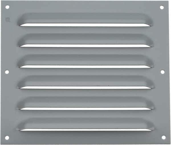 nVent Hoffman - Electrical Enclosure Steel Louver Plate Kit - For Use with Fresh Air Enclosures - Exact Tool & Supply