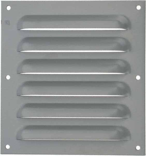 nVent Hoffman - Electrical Enclosure Steel Louver Plate Kit - For Use with Fresh Air Enclosures - Exact Tool & Supply