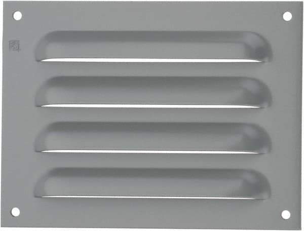 nVent Hoffman - Electrical Enclosure Steel Louver Plate Kit - For Use with Fresh Air Enclosures - Exact Tool & Supply