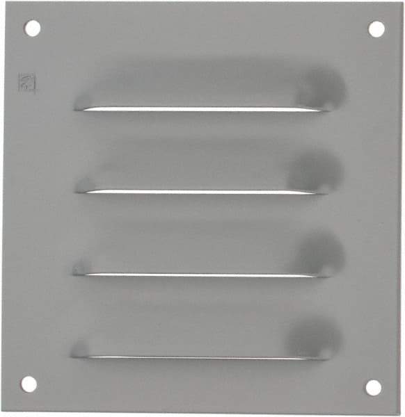 nVent Hoffman - Electrical Enclosure Steel Louver Plate Kit - For Use with Fresh Air Enclosures - Exact Tool & Supply