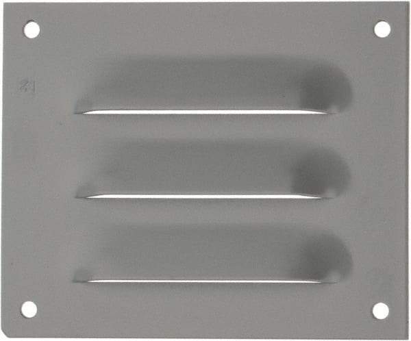 nVent Hoffman - Electrical Enclosure Steel Louver Plate Kit - For Use with Fresh Air Enclosures - Exact Tool & Supply