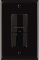 Cooper Wiring Devices - 1,000 Square Ft. Coverage, Infrared Occupancy Sensor Wall Switch - 600 at 120 V Incandescent, 600 at 120 V Fluorescent, 120 VAC, Black - Exact Tool & Supply