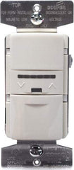 Cooper Wiring Devices - 1,000 Square Ft. Coverage, Infrared Occupancy Sensor Wall Switch - 600 at 120 V Incandescent, 600 at 120 V Fluorescent, 120 VAC, Almond - Exact Tool & Supply