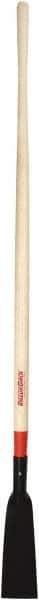Razor-Back - 4 Inch Wide Blade x 9 Inch High Blade Ice Scraper - 54 Inch Long Ash Handle - Exact Tool & Supply