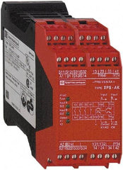 Square D - 24 VAC/VDC, 5 VA Power Rating, Standard Electromechanical & Solid State Screw General Purpose Relay - 6 Amp at 24 VAC/VDC, 1NC/4SS (Auxiliary) & 3NO - Exact Tool & Supply