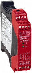 Square D - 24 Volt, 2.5 VA Power Rating, Standard Electromechanical & Solid State Screw Clamp General Purpose Relay - 6 Amp at 24 VAC/VDC, 1NC (Auxiliary) & 3NO - Exact Tool & Supply