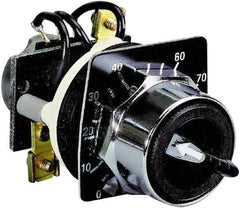 Square D - 10,000 Ohm, 30mm, 600 Volt Potentiometer - 2 Watts, Nonilluminated - Exact Tool & Supply