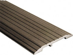 National Guard Products - 36" Long x 5" Wide x 1/2" High, Saddle Threshold - Aluminum Finish - Exact Tool & Supply