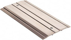 National Guard Products - 36" Long x 6" Wide x 1/4" High, Saddle Threshold - Aluminum Finish - Exact Tool & Supply