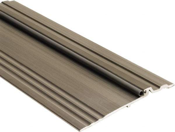 National Guard Products - 72" Long x 5" Wide x 1/2" High, Panic Threshold - Aluminum Finish - Exact Tool & Supply