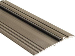 National Guard Products - 72" Long x 5" Wide x 1/2" High, Panic Threshold - Aluminum Finish - Exact Tool & Supply