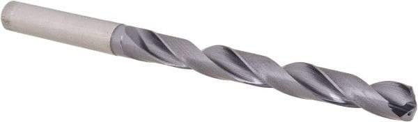OSG - 5/16", 140° Point, Spiral Flute, Solid Carbide Taper Length Drill Bit - WD1 Finish, 76mm Flute Length, 116mm OAL, Series HP258 - Exact Tool & Supply