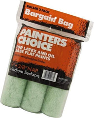 Wooster Brush - 3/8" Nap, 9" Wide Paint Roller - Medium Texture, Synthetic Knit - Exact Tool & Supply