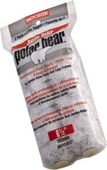Wooster Brush - 3/8" Nap, 6-1/2" Wide Paint Mini Roller Covers - Medium-Rough Texture, Fabric - Exact Tool & Supply