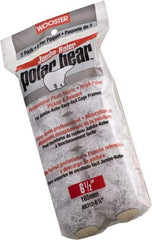 Wooster Brush - 3/8" Nap, 4-1/2" Wide Paint Mini Roller Covers - Medium-Rough Texture, Fabric - Exact Tool & Supply