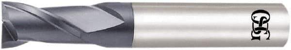 OSG - 4.1mm, 6.2mm LOC, 6mm Shank Diam, 50mm OAL, 2 Flute, Solid Carbide Square End Mill - Single End, WXL Finish, Spiral Flute, 30° Helix, Centercutting, Right Hand Cut, Right Hand Flute, Series 3720 - Exact Tool & Supply