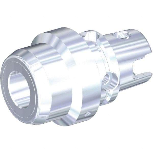 Kennametal - KM63TS 63mm Shank Diam Modular Connection, 32mm Hole Diam, Hydraulic Tool Holder/Chuck - 65mm Nose Diam, 80mm Projection, 51mm Clamp Depth, Through Coolant - Exact Tool & Supply