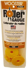 Wooster Brush - 3" Wide Yellow Roller Gauge - Exact Tool & Supply