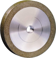 Strauss - 6" Diam x 1" Hole x 1" Thick, 120 Grit Surface Grinding Wheel - Diamond, Medium Grade, Electoplated Bond - Exact Tool & Supply