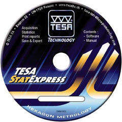 TESA Brown & Sharpe - Quality Assurance SPC Software - Compatible with Windows, For Use with Twin-Cal Calipers - Exact Tool & Supply