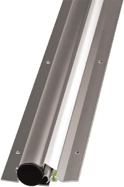 National Guard Products - 2.880" Wide x 77" High, Aluminum, Steel Finger Guard - 1.880" Opening Width, 76" Opening Height - Exact Tool & Supply