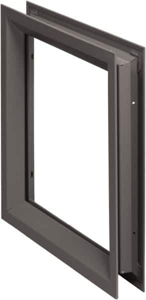 National Guard Products - 25" Wide x 31" High, Solid Steel Louver - 24" Opening Width, 30" Opening Height - Exact Tool & Supply