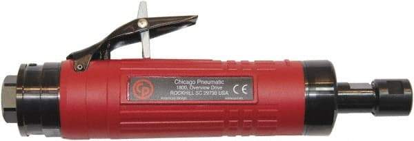 Chicago Pneumatic - 6" Wheel Diam, 6,000 RPM, Pneumatic Angle & Disc Grinder - 5/8-11 Spindle, 27 CFM, Rear Exhaust - Exact Tool & Supply