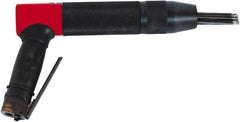 Chicago Pneumatic - 2,400 BPM, 0.92" Bore Diam, Pneumatic Pistol Grip Needle Scaler - 7" Needle Length, 4.2 CFM, 90 psi, 1/4 NPT Inlet - Exact Tool & Supply