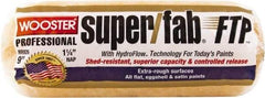 Wooster Brush - 1-1/4" Nap, 9" Wide Paint Roller - Extra-Rough Texture, Synthetic Knit - Exact Tool & Supply