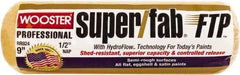 Wooster Brush - 1/2" Nap, 9" Wide Paint Roller - Semi-Rough Texture, Synthetic Knit - Exact Tool & Supply