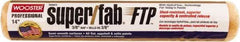 Wooster Brush - 3/8" Nap, 14" Wide Paint Roller - Medium Texture, Synthetic Knit - Exact Tool & Supply