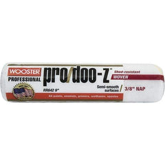 Wooster Brush - 3/8" Nap, 9" Wide Paint Roller - Medium Texture, Woven - Exact Tool & Supply