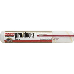 Wooster Brush - 3/8" Nap, 14" Wide Paint Roller - Medium Texture, Woven - Exact Tool & Supply