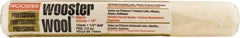Wooster Brush - 1/2" Nap, 18" Wide Paint Roller - Semi-Rough Texture, Lambswool - Exact Tool & Supply