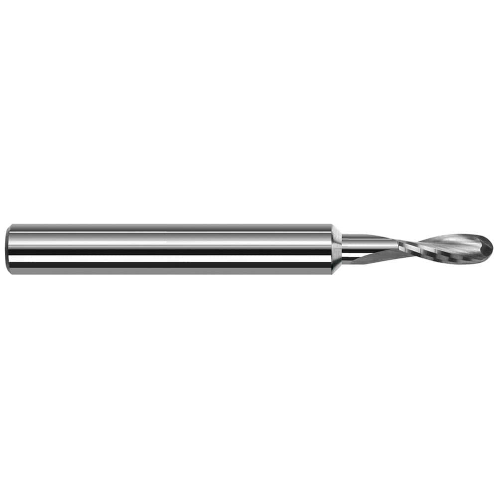 Harvey Tool - Ball End Mills; Mill Diameter (Inch): 1/8 ; Mill Diameter (Decimal Inch): 0.1250 ; Number of Flutes: 2 ; Length of Cut (Inch): 3/8 ; Length of Cut (Decimal Inch): 0.3750 ; Material: Solid Carbide - Exact Tool & Supply