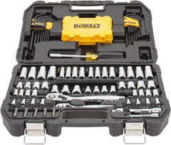 DeWALT - 108 Piece 1/4 & 3/8" Drive Mechanic's Tool Set - Comes in Blow Molded Case - Exact Tool & Supply